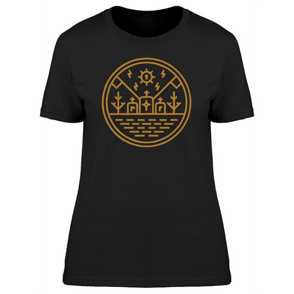 Graves Beyond The Mountains T-Shirt Women -Image by Shutterstock, Female Medium