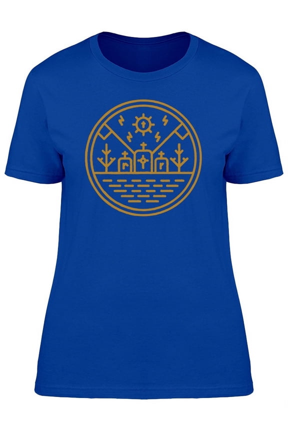 Graves Beyond The Mountains T-Shirt Women -Image by Shutterstock, Female Medium