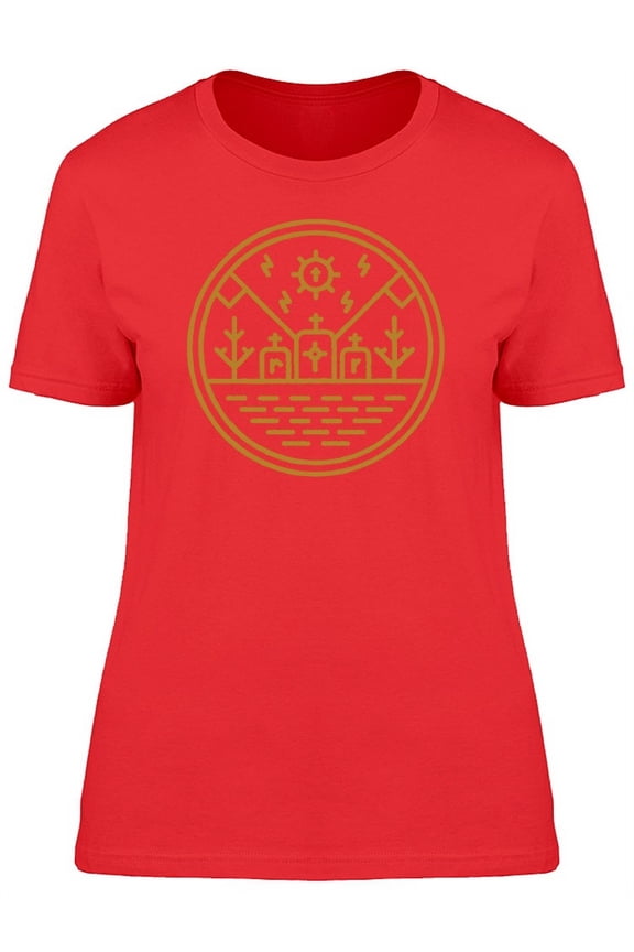 Graves Beyond The Mountains T-Shirt Women -Image by Shutterstock, Female Small