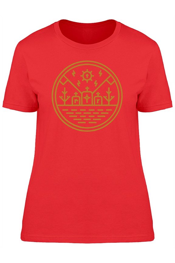 Graves Beyond The Mountains T-Shirt Women -Image by Shutterstock, Female x-Large