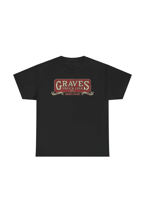 Graves Truck Line Kansas Trucking Logistics History Brand Logo Unisex T-Shirt, up to size 5XL