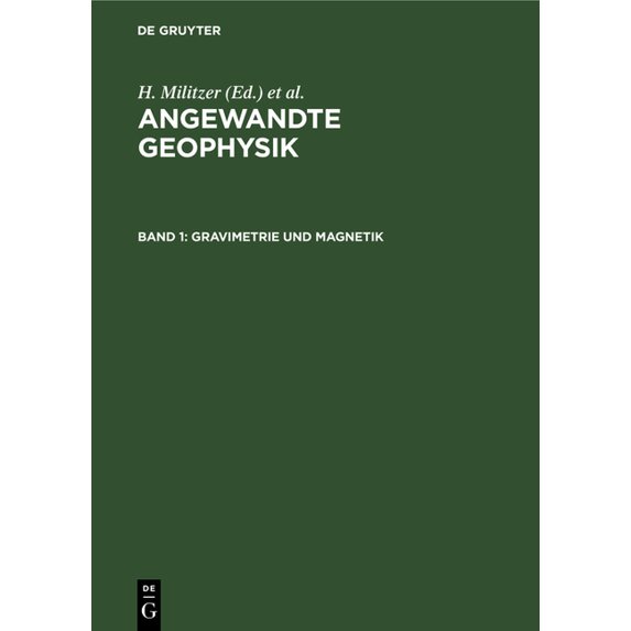 Gravimetrie Und Magnetik, (Hardcover)