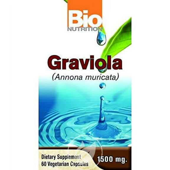 Graviola 60 Veg Caps by Bio Nutrition Inc, Pack of 2
