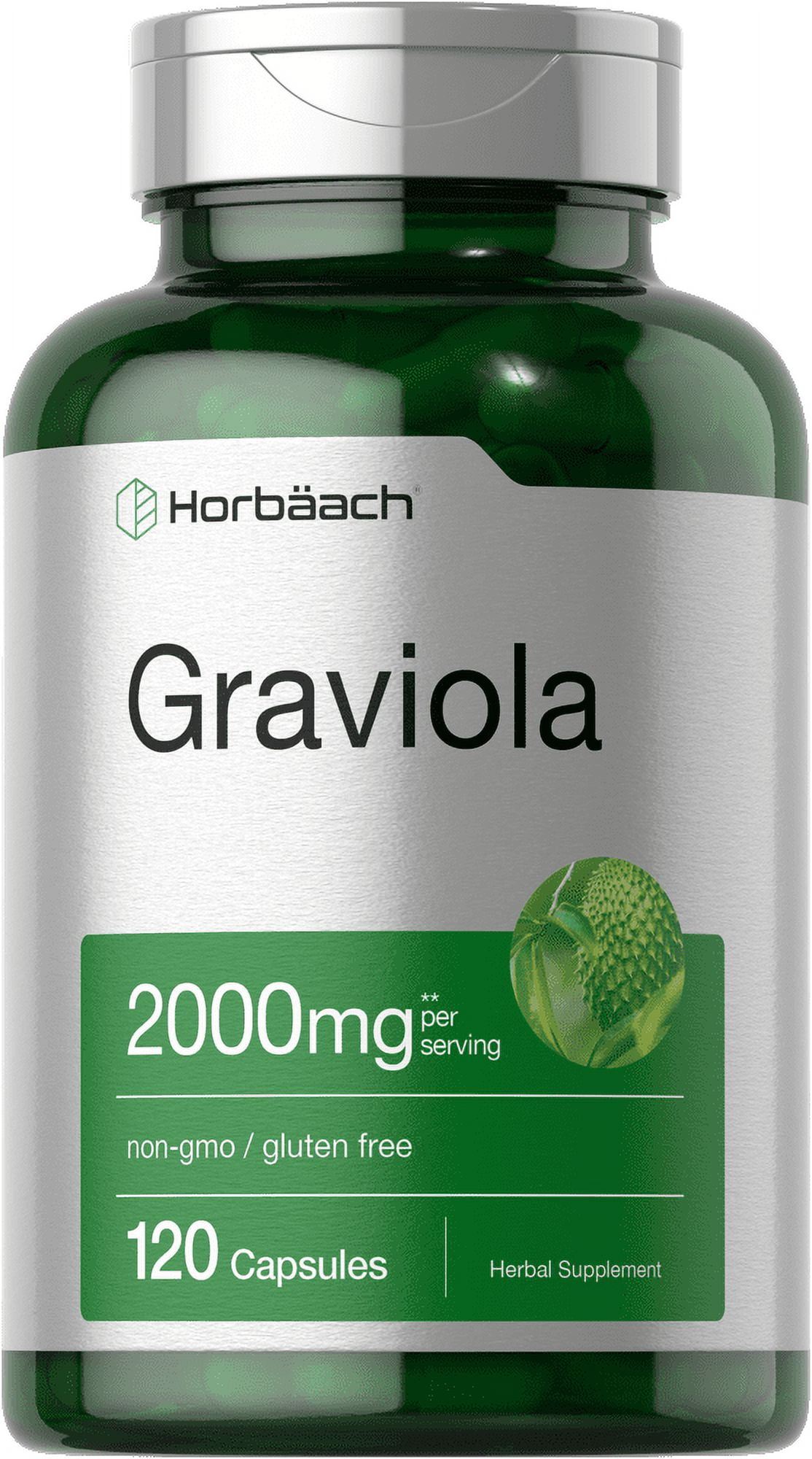 Graviola Extract 2000mg | 120 Capsules | by Horbaach