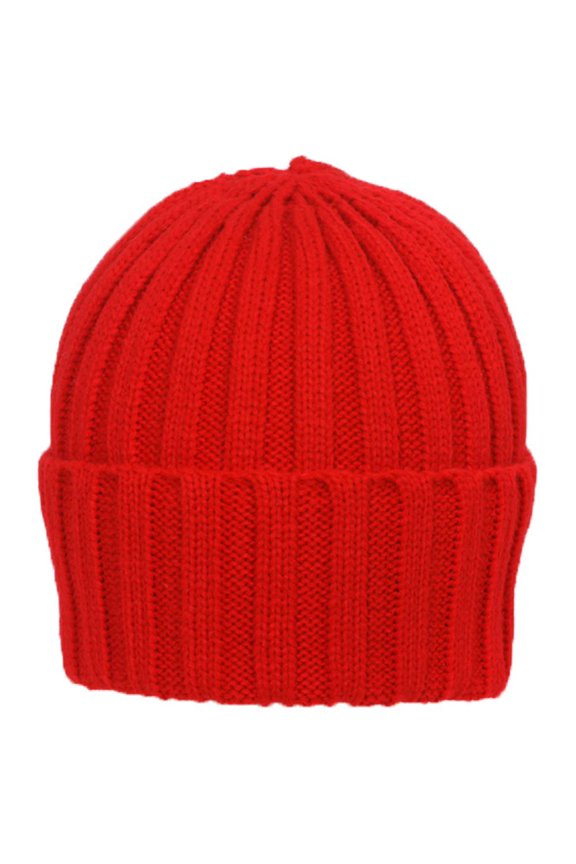 Gravity 12.5 inch Long Knitted Beanie - Red
