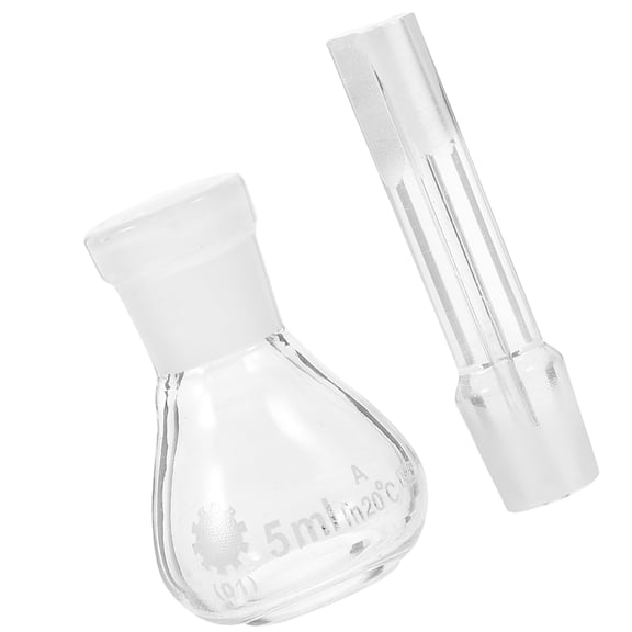 Gravity Bottle Pycnometer Glass Density Bottle Lab Glassware Empty Bottle(5ml)