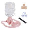 thumbnail image 1 of Gravity Cat Water Dispenser Stand, Spill-Proof Pet Water Bowl Base with 3 Suction Cups - Filter-Free & No Electricity Automatic Waterer Attachment for Standard Bottles, 1 of 9
