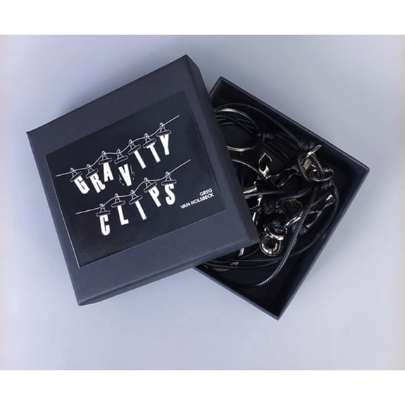 Gravity Clips - Mind-Reading with A Visual Climax Magic Props Close Up Magia Illusions Gimmicks Funny Mentalism Magic Tricks Bar