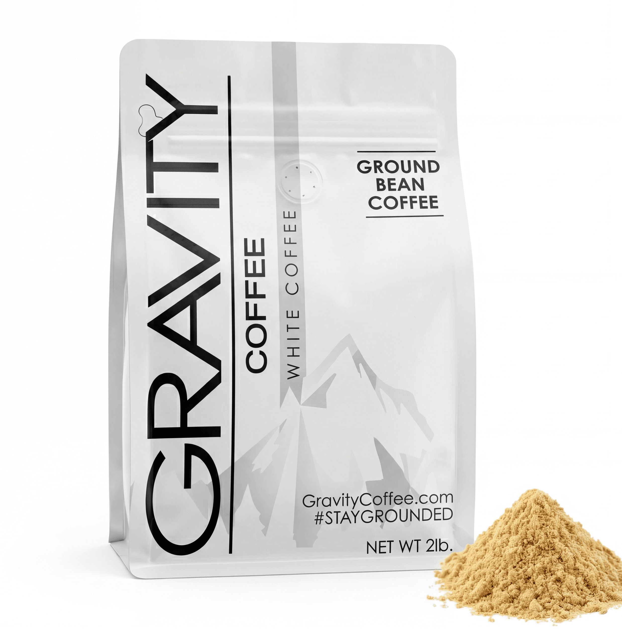 Gravity Coffee 2lb Signature Ground White Coffee