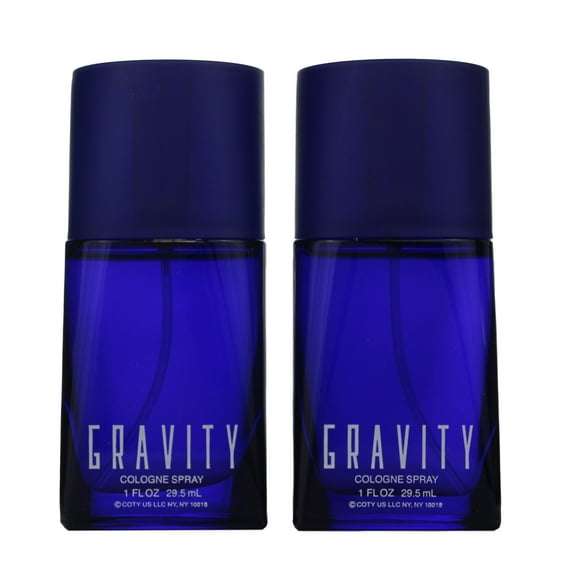 Gravity Cologne Spray Pack Of 2 X 1.0 Oz (total 2 Oz) for Men by Coty