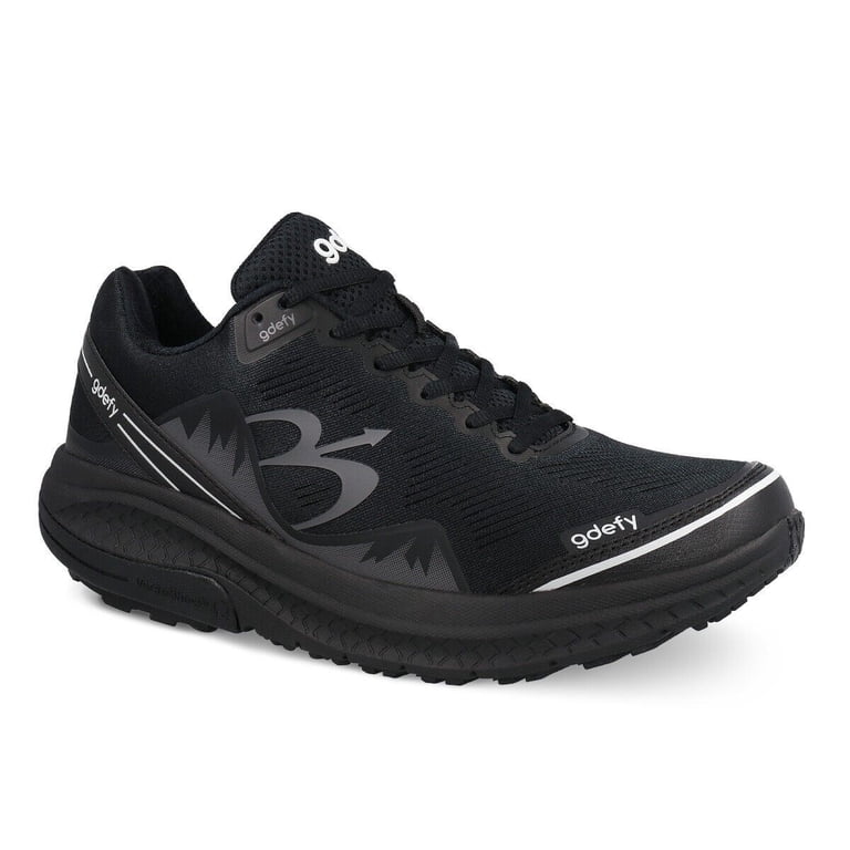 Gravity Defyer Mighty Walk Shoes Mens Wide/Medium Black 