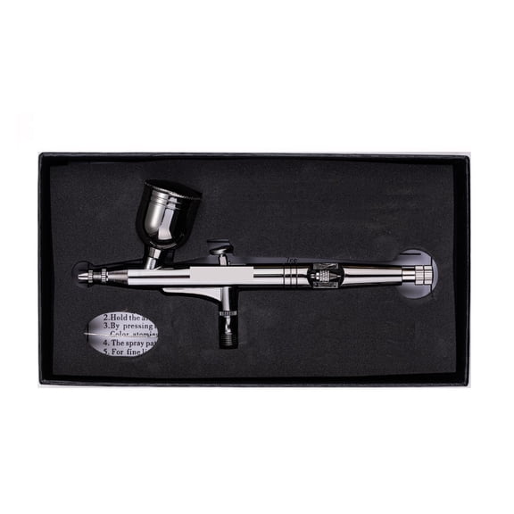 Gravity Dual-Action Airbrush 0.3mm 7cc Black Color Spray Gun For Art Craft Model ,Versatile applications