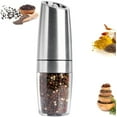 thumbnail image 1 of Gravity Electric Salt and Pepper Grinder Set – Battery Powered, Adjustable Coarseness, LED Light, One-Hand Operated, Large Capacity, 1 of 8