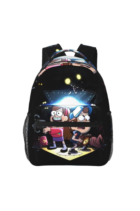 Gravity FALls Backpack Cartoon Cute Travel Backpack Lightweight for game fans