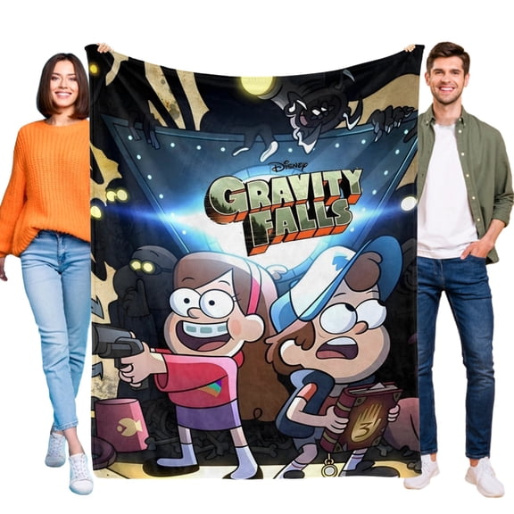 Gravity Falls-Anti-Pilling Flannel Blanket Soft Lightweight Plush Fuzzy Cozy Luxury Blanket for Home and Kitchen Use Perfect for Kids and Adults 60"*79"(150cm*200cm)