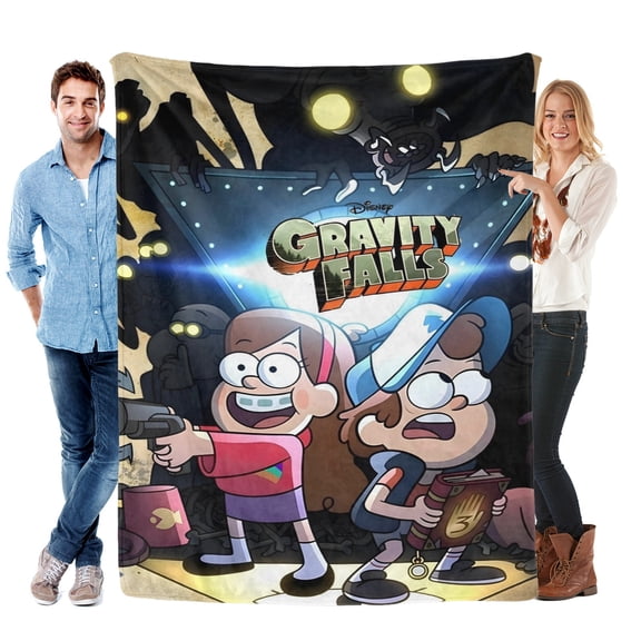 Gravity Falls-Anti-Pilling Flannel Blanket Soft Lightweight Plush Fuzzy Cozy Luxury Blanket for Home and Kitchen Use Perfect for Kids and Adults