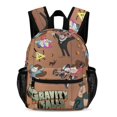 thumbnail image 1 of Gravity Falls Backpack 13 Inch Schoolbag High Quality Rucksack Bookbag Casual Shoulder Satchel for Daily Travel, 1 of 8