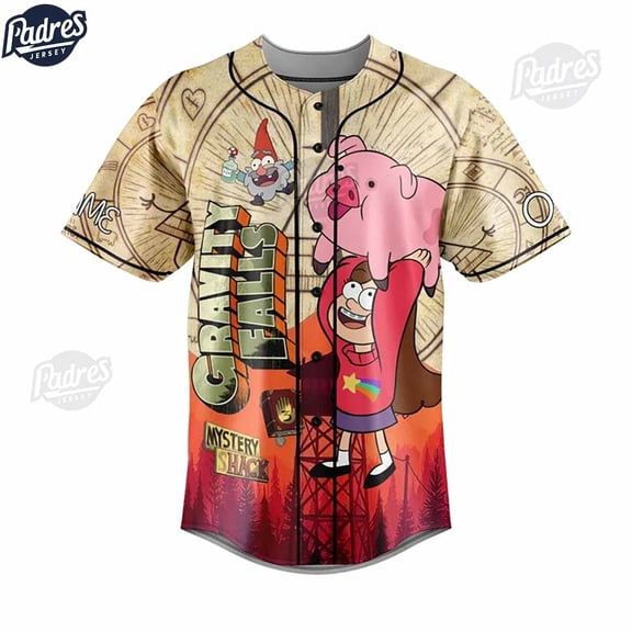 Gravity Falls Baseball Jersey