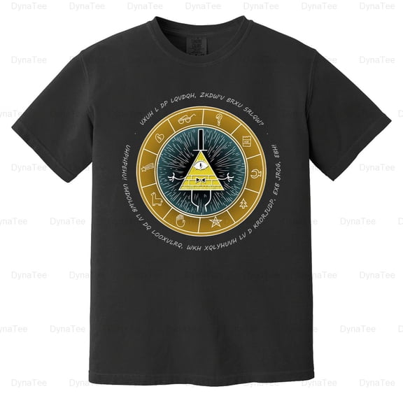 Gravity Falls Bill Cipher Cartoon Mystery Retro Adventure Fan Comfort Color T-Shirt V41351 Unisex, up to 4XL