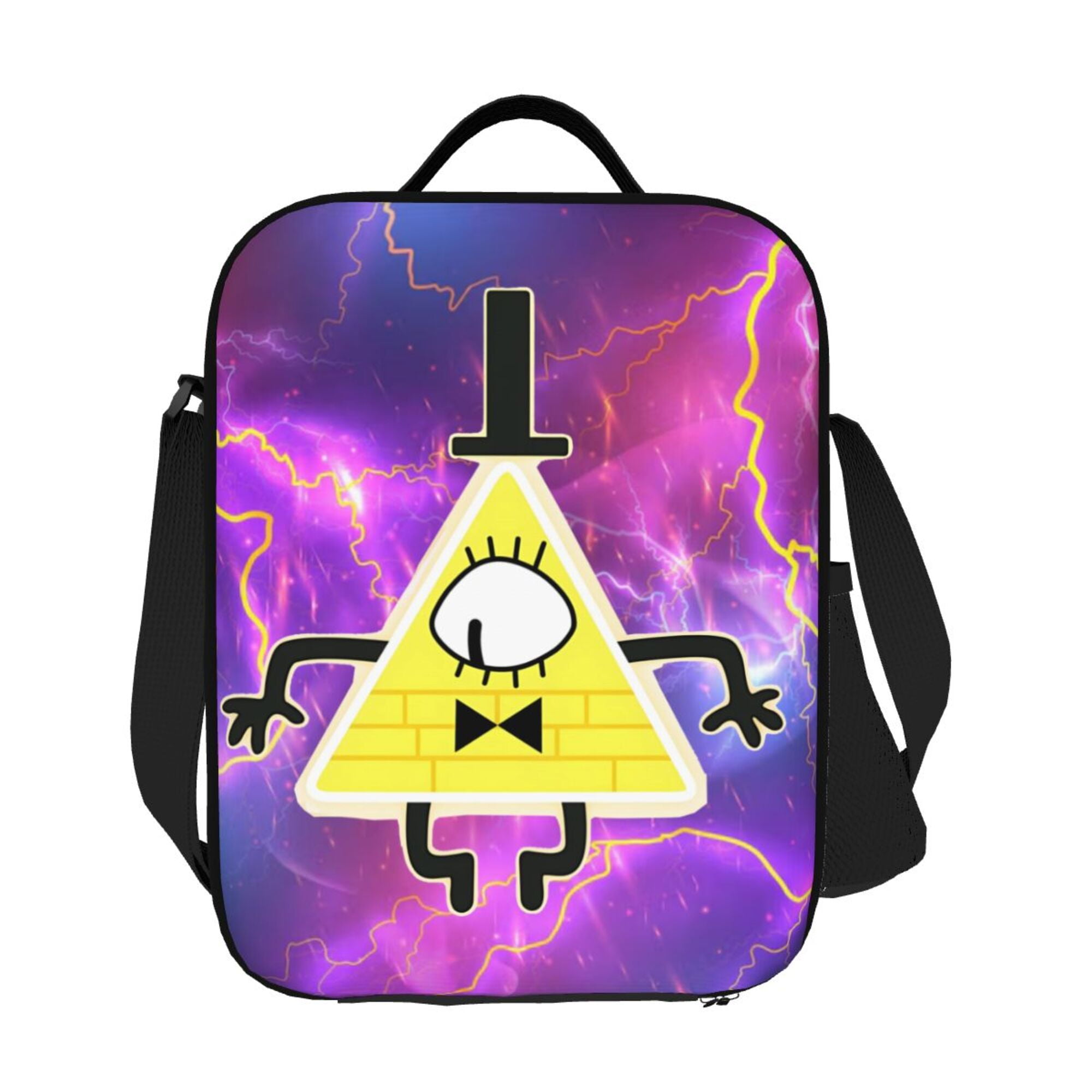 Gravity Falls Bill Cipher Lunch Box Portable Lunch Bag Woman Man Teen Work Office With Lunch Storage Bag Reusable