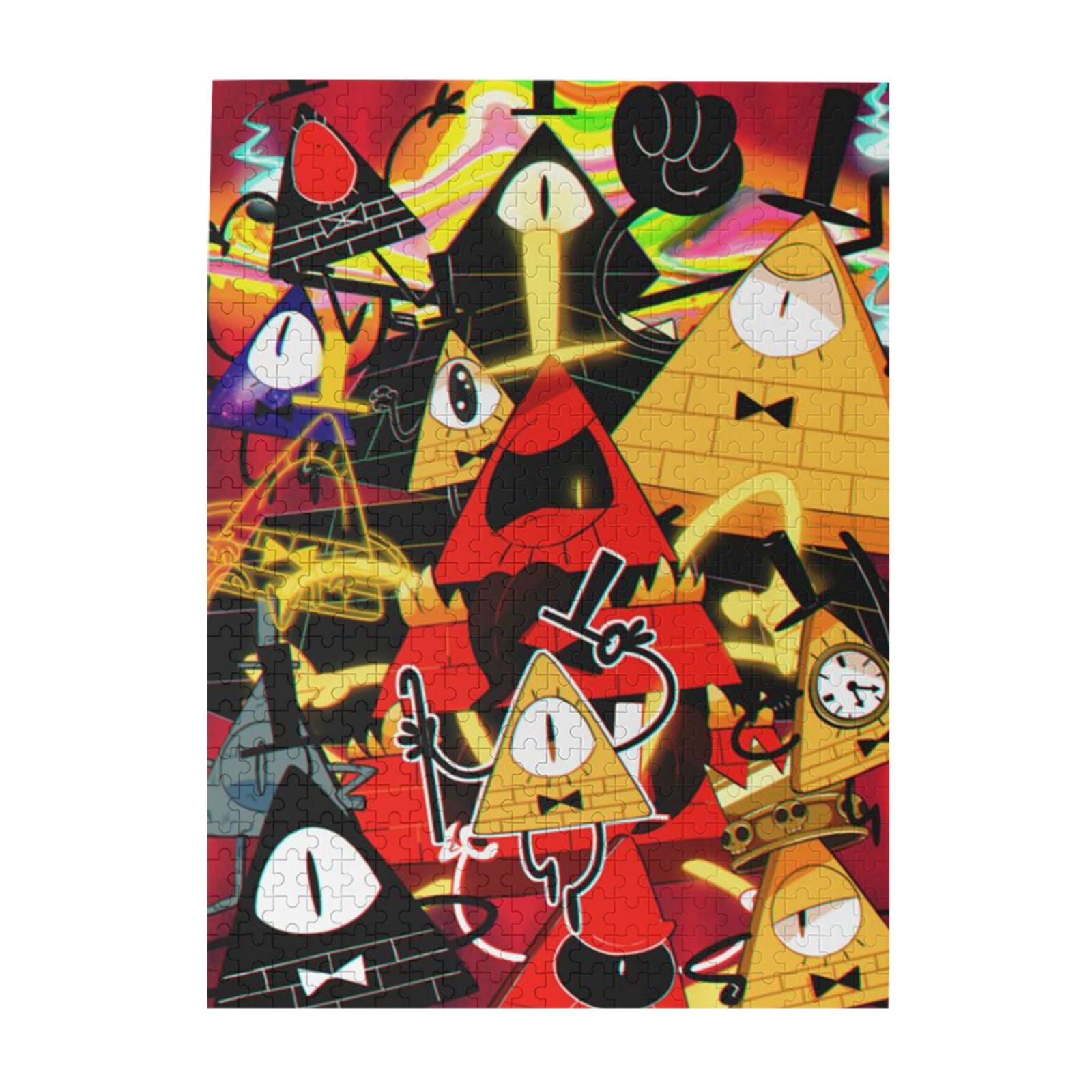 Gravity Falls Bill Cipher Pattern Wooden Jigsaw Puzzles Accessories ...