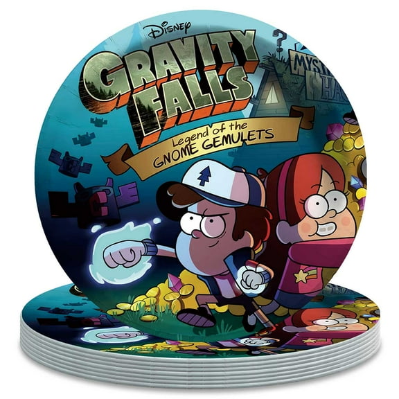 Gravity Falls Birthday Decorations Plates Party Supplies Tableware Disposable Dinnerware
