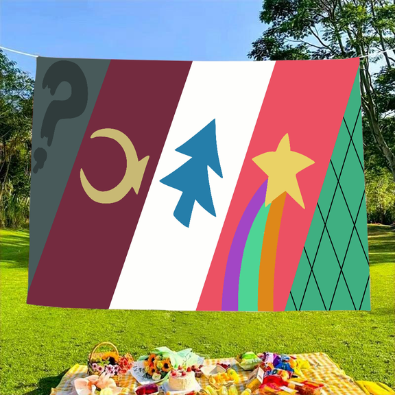Gravity Falls Birthday Party Supplies Backdrop Happy Birthday Gravity Falls Theme Background Gravity Falls Party Banner