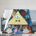 thumbnail image 1 of Gravity Falls Blankets Ultra Soft Flannel Blanket All Season Fuzzy Blanket Fluffy Cozy Blanket For Couch Bed Sofa 80"X60", 1 of 9