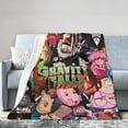 thumbnail image 1 of Gravity Falls Blankets Ultra Soft Flannel Blanket All Season Fuzzy Blanket Fluffy Cozy Blanket For Couch Bed Sofa 80"X60", 1 of 9