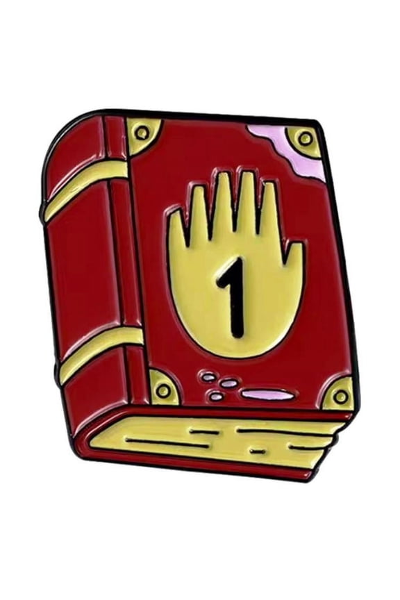 Gravity Falls Book 1 Enamel Metal Pin