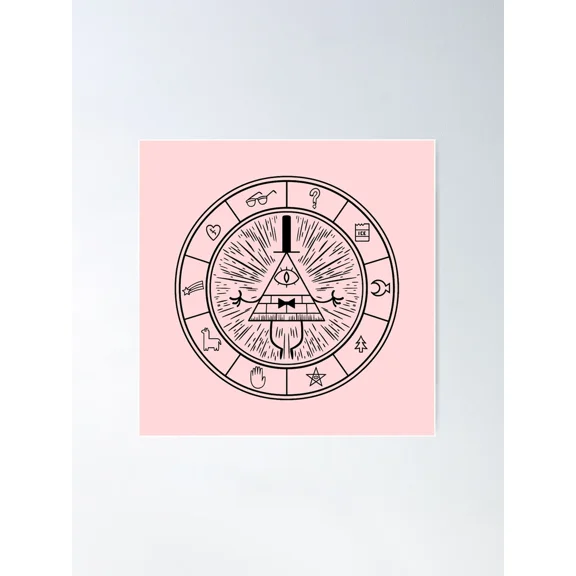 Gravity Falls Cartoon Poster Unframed Size 24''x36'' GooGate
