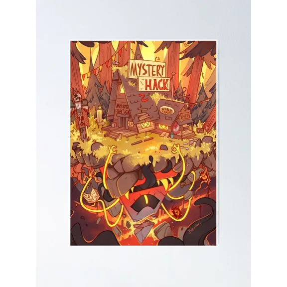 Gravity Falls Cartoon - Weirdmageddon Poster Unframed Size 24''x36'' GooGate