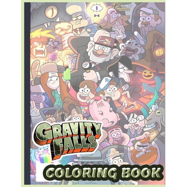 Gravity Falls Coloring Book Gift for Kids Age 3, 4, 5, 6,7, 8, Multi