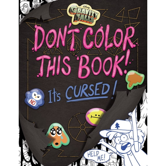 Gravity Falls: Don't Color This Book!: It's Cursed! (Paperback)