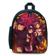 Gravity Falls Earth Children's Schoolbag Bookbag Preschool Kindergarten Kid's Backpack Lightweight Travel Daypack Adjustable Shoulders Bag Gift
