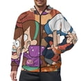 thumbnail image 1 of Gravity Falls Full Zip Hoodies Hooded Long Sleeve Jacket Lightweight Sweatshirt Warm Winter Coats 2XL, 1 of 6