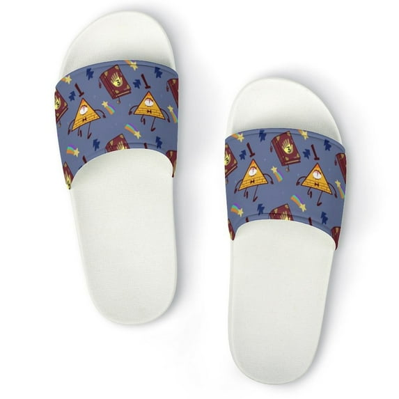 Gravity Falls Home Slippers Unisex House Sandals Breathable PVC Slides for Lounge, Beach, Travel 41(255mm)