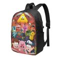 thumbnail image 1 of Gravity Falls Laptop Backpack With Usb Charging Port Travel Backpack Computer Bag 17 Inch School Bookbag For Adult Teen, 1 of 9