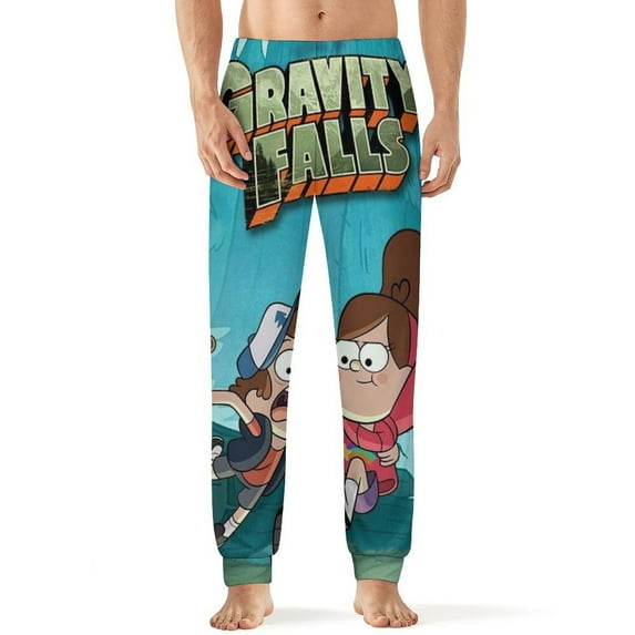 Gravity Falls Men's Sleeping Pants Soft Pajama Lounge Pants Casual Sleep Pants XL