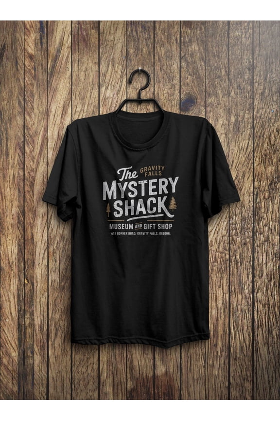 Gravity Falls Mystery Shack T-Shirt | Museum & Gift Shop Graphic Tee | Unisex Fan Apparel | Cartoon Inspired Gift for Fans | Novelty Shirt