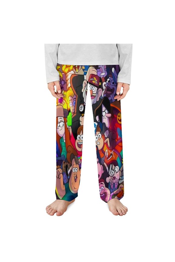 Gravity Fall Pajama Pants Long Sleep Pant Pajama Bottoms Drawstring Waist with Pockets