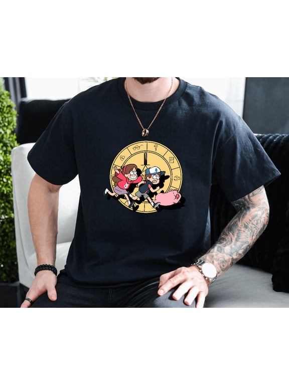 Gravity Falls Pines Mystery Animated TV Series Unisex T-Shirt, up to size 3XL.