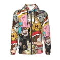 thumbnail image 1 of Gravity Falls Teens Sweatshirts Novelty Print Zip Up Hoodie Jacket Long Sleeve Hooded Sweatshirt Hoody Coat With Pocket X-Large, 1 of 8