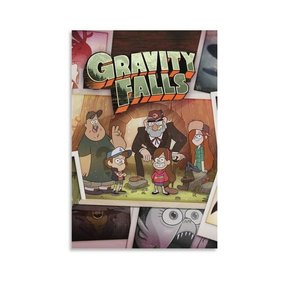 Gravity Falls Wall Hanging Painting Wall Art Canvas Paintings Posters Home Decorations 08x12inch(20x30cm)