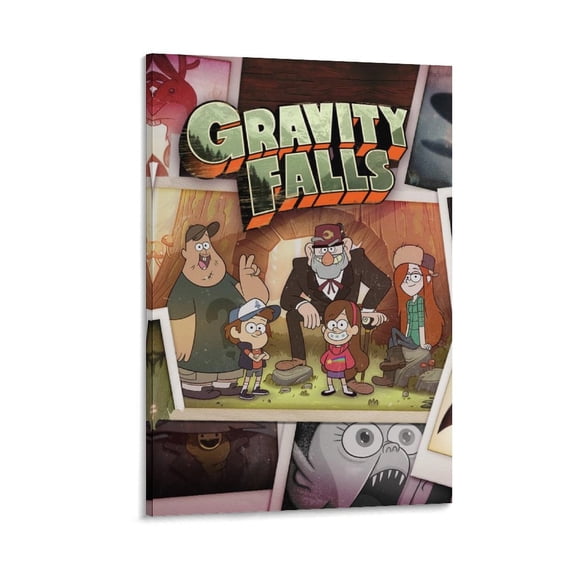 Gravity Falls Wall Hanging Painting Wall Art Canvas Paintings Posters Home Decorations 12x18inch(30x45cm)