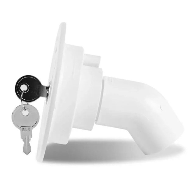 Gravity Fresh Water Fill Hatch Inlet Filter Lockable for Rv Boat Camper