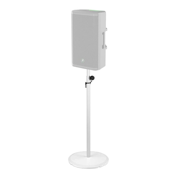Gravity GSSPWBSET1W Loudspeaker Stand with Base and Cast Iron Weight Plate in White