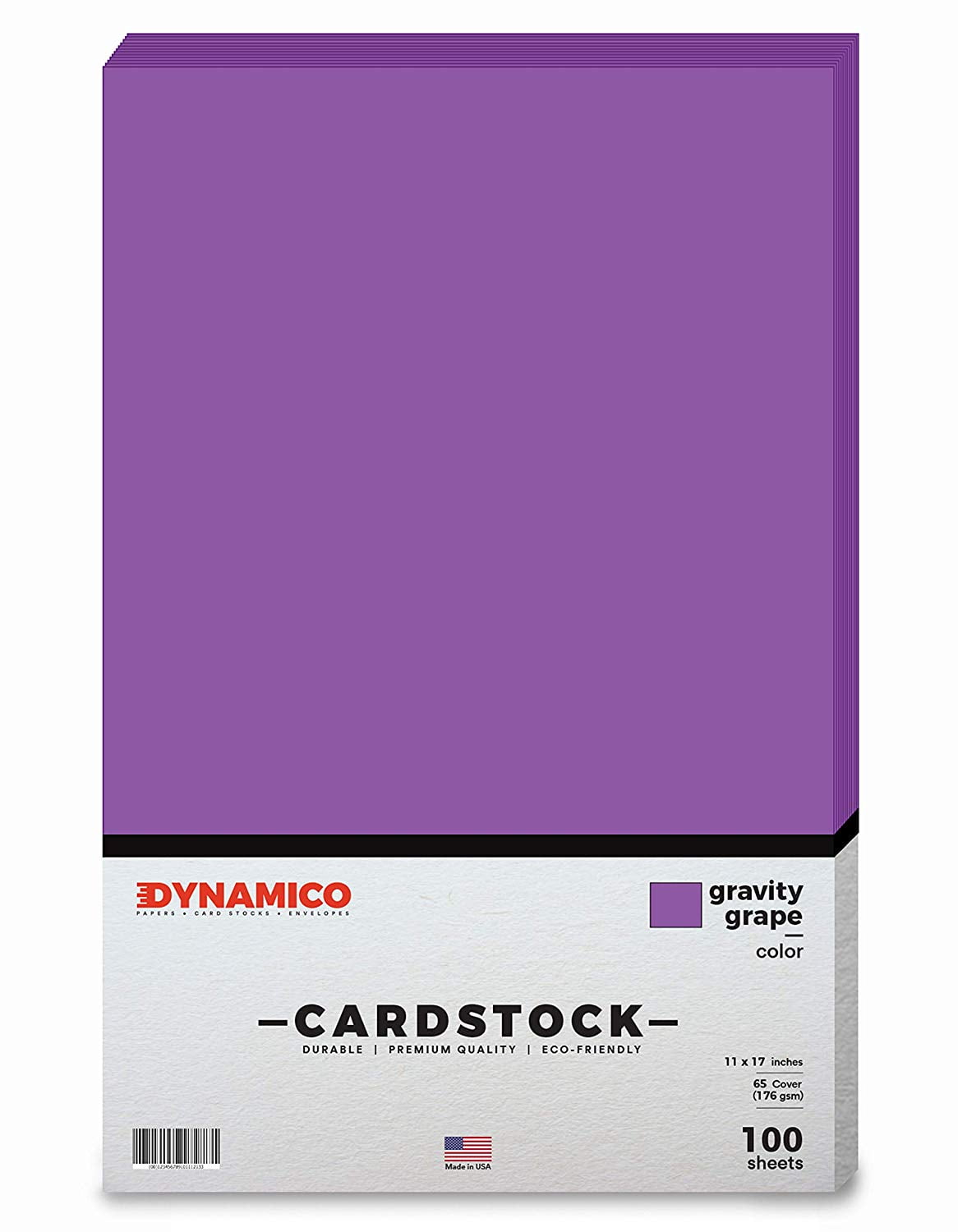 Gravity Grape 11 x 17" Cardstock Paper - Tabloid/Ledger - for Cards and Stationery Printing | Medium weight 65 LB (175 gsm) Cover Card Stock | 100 Sheets Per Pack