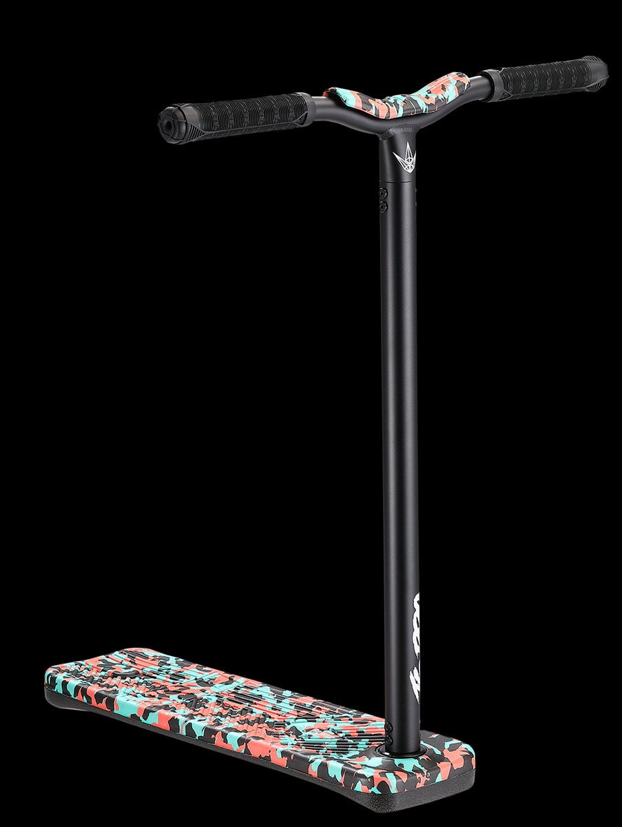 Gravity Group Envy TS Pro Trampoline Scooter - 6" Wide Teal Camo