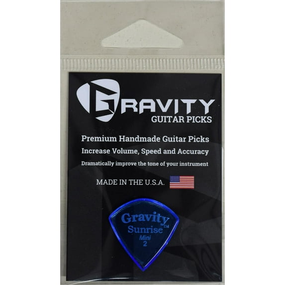 Gravity Guitar Picks Sunrise Mini 2mm Polished Pick